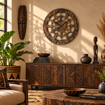 African Wall Clock