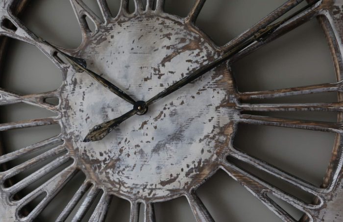 Skeleton Wall Clock - closeup