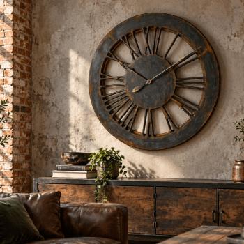Large Skeleton Wall Clock