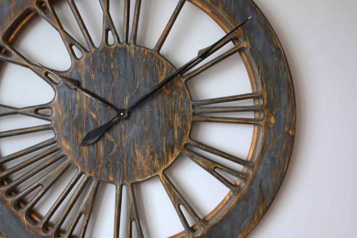 Large Kitchen Wall Clock with Roman Numerals