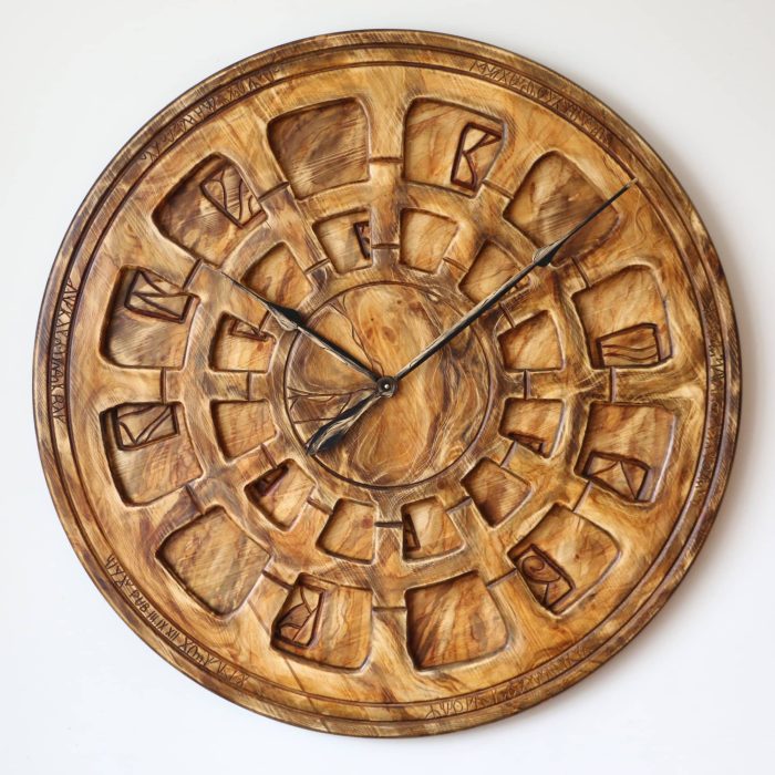 Handcrafted Wooden Wall Clock