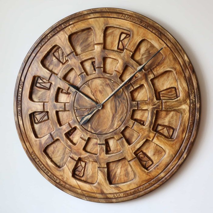 Large Wooden Clock