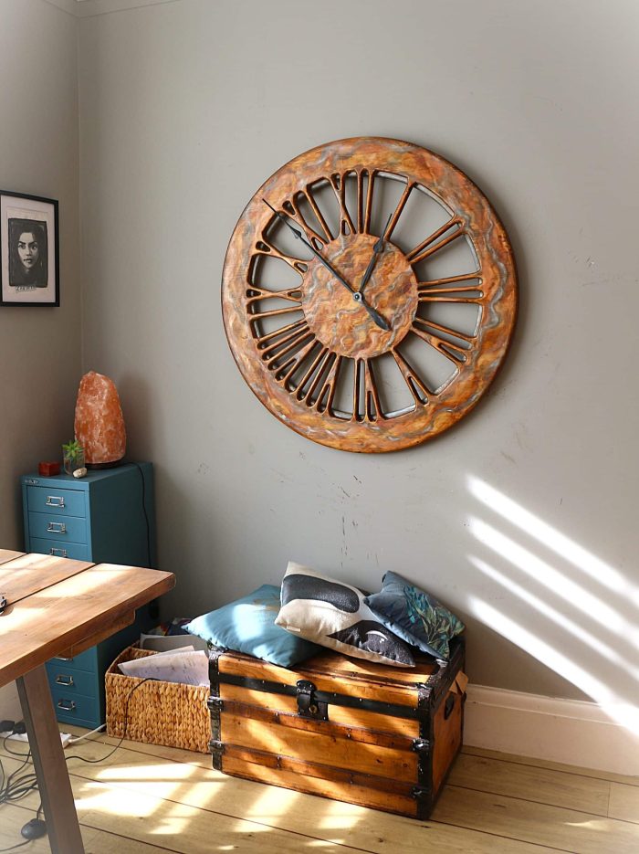 arge oversized wall clock